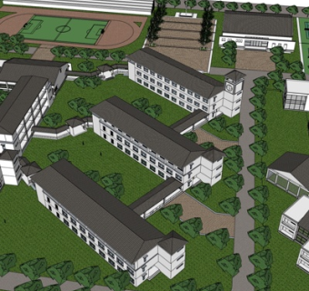 新中式房屋规划su模型