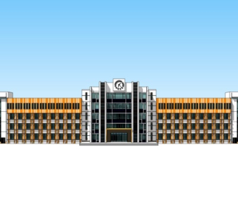 现代酒店su模型