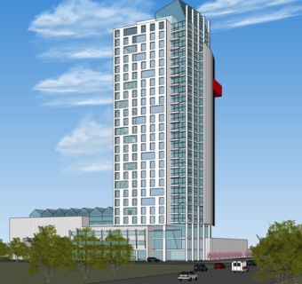 现代酒店su模型