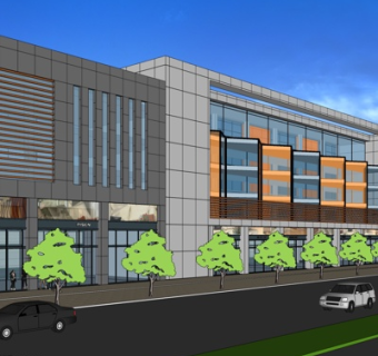 现代办公楼外观su模型