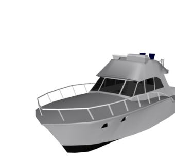 现代海船su模型