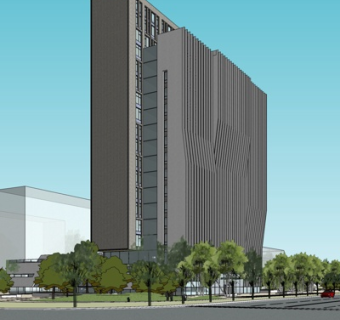 现代高层办公楼su模型