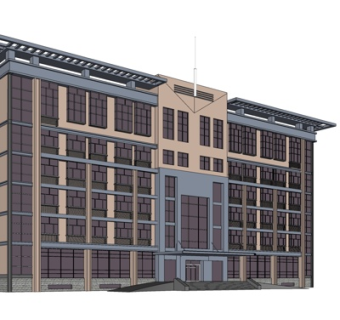 现代酒店su模型