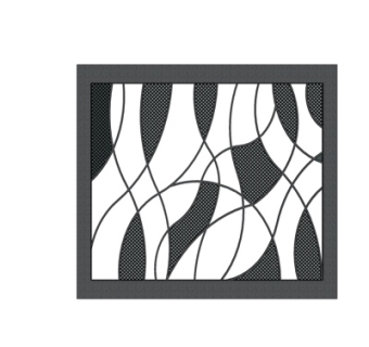 现代窗格su模型