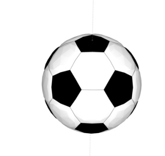 现代足球su模型