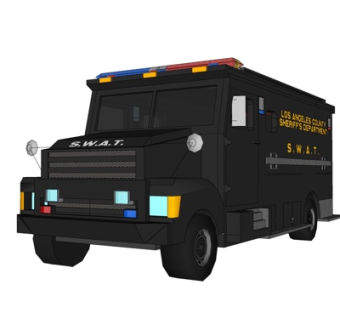 现代小汽车su模型