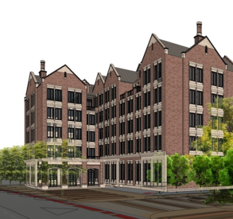 欧式洋房外观su模型