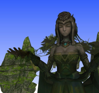 现代游戏角色su模型