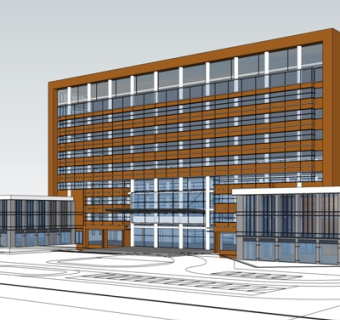 现代酒店su模型