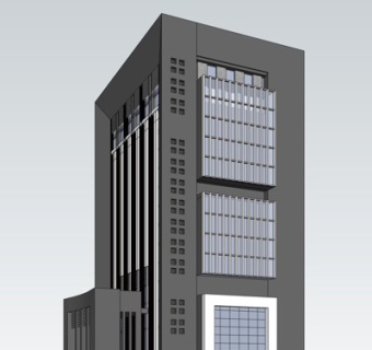 现代酒店su模型