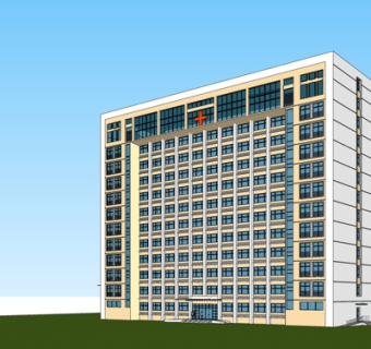 现代医院su模型