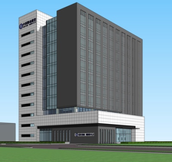 现代高层办公楼su模型