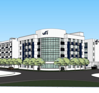 现代办公楼su模型