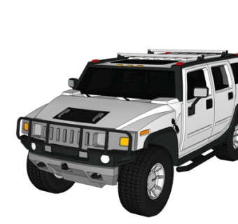 现代汽车su模型