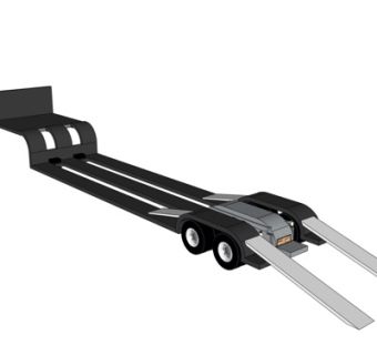 现代拉车su模型