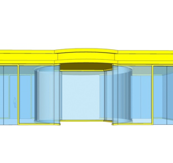 中式廊架凉亭su模型