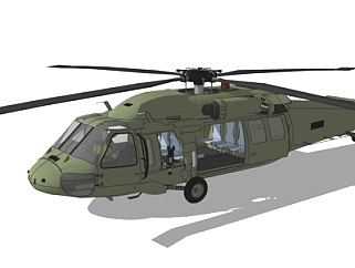 现代<em>直升机</em>su模型