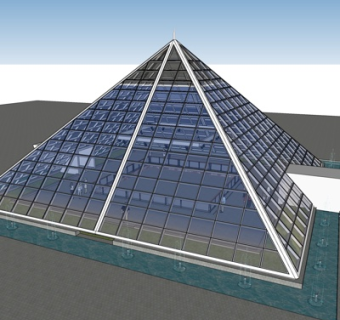 现代体育馆su模型