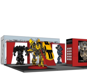 现代高达玩具su模型