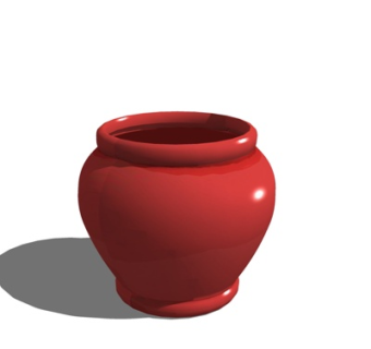 现代花瓶su模型