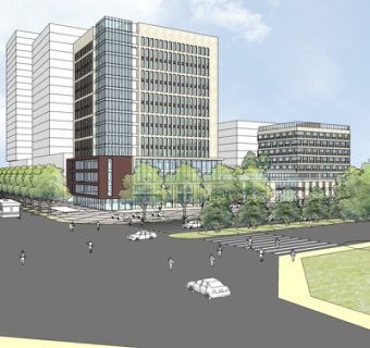 现代办公楼su模型