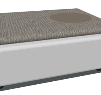 现代布艺凳子su模型