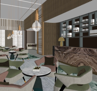 现代书吧su模型