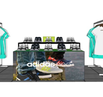 现代服饰专卖店su模型
