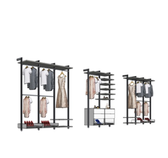 现代衣柜su模型