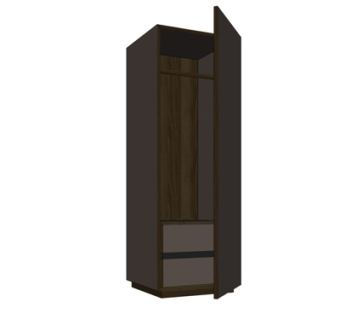 新中式衣柜su模型