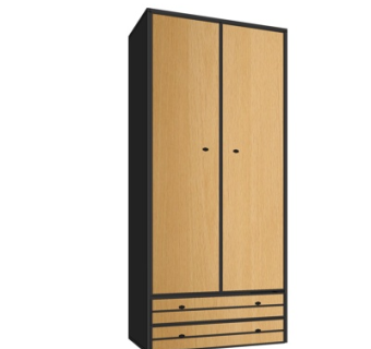 新中式衣柜su模型