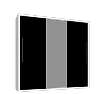 现代衣柜su模型