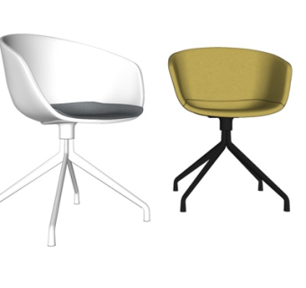 现代休闲椅su模型