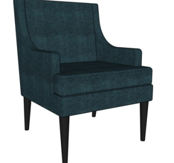 现代布艺休闲椅su模型