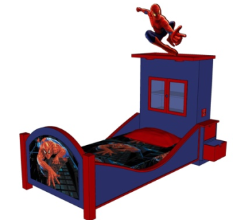 简欧儿童床su模型