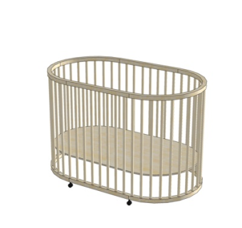 现代儿童床su模型