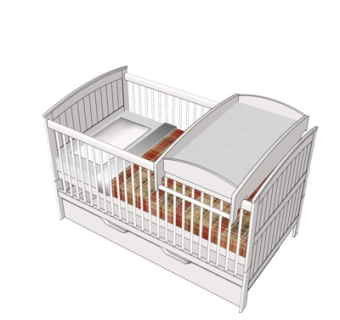 简欧儿童床su模型