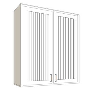 现代实木衣柜su模型