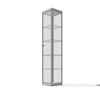 现代商场展示柜su模型