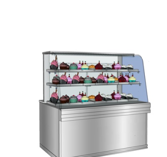 现代超市保鲜柜su模型