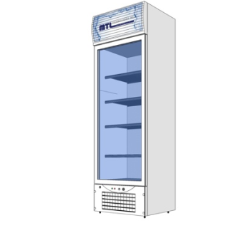 现代超市冰箱su模型