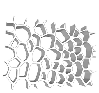 现代实木装饰柜su模型