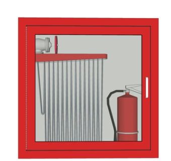 现代消防箱su模型