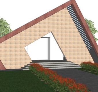 现代园林景观su模型