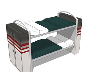现代<em>儿童床</em>su模型