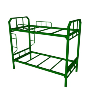 现代儿童床su模型