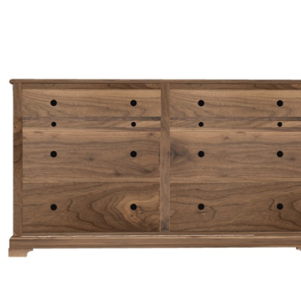 现代实木边柜su模型