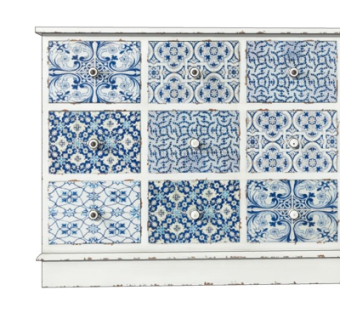 简欧实木边柜su模型