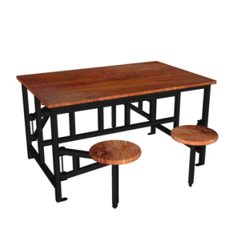 工业风休闲桌椅su模型