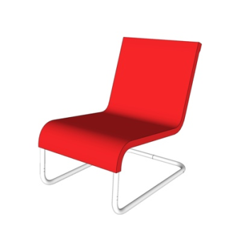 现代单椅su模型